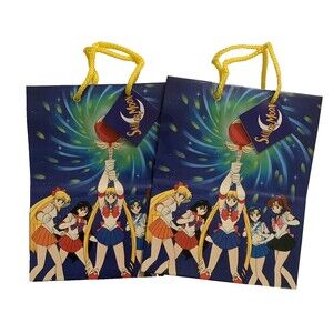 Sailor Moon Party Gift Bags Japanese 2 Anime Manga Kids Birthday Party Vintage